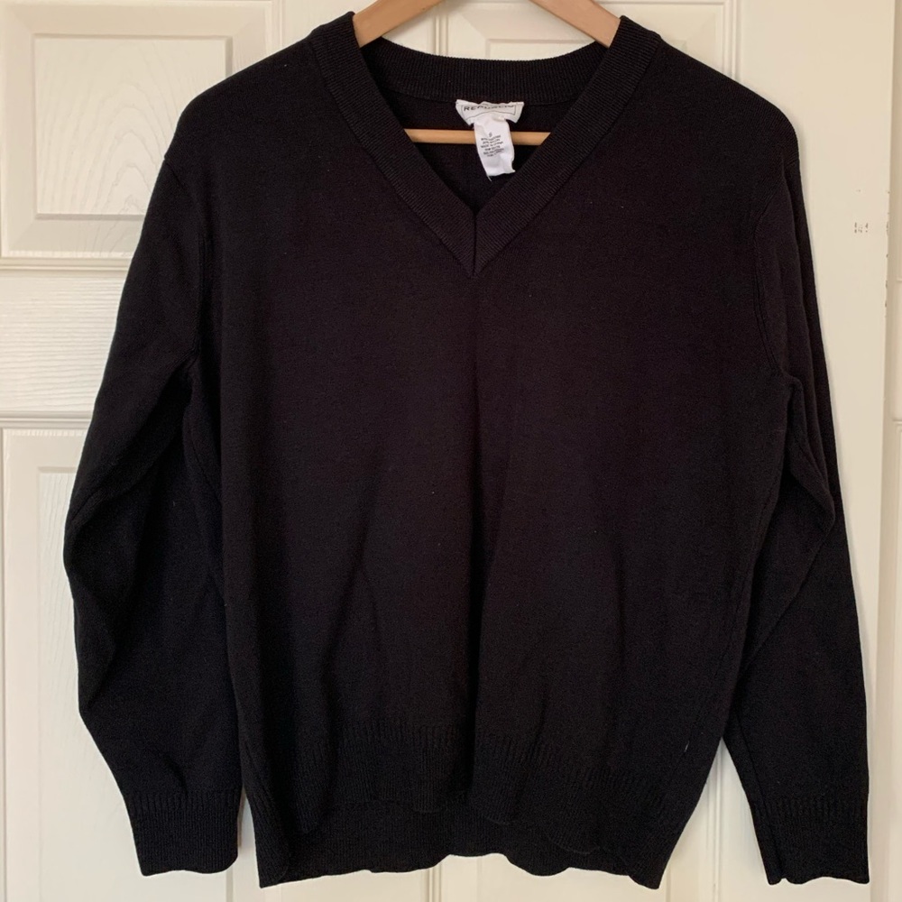 Republic V necked black sweater